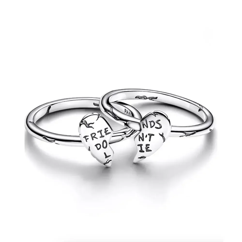 Pandora Stranger Things Friends Don't Lie Splitable Ring - Size 8.5 - New in Box